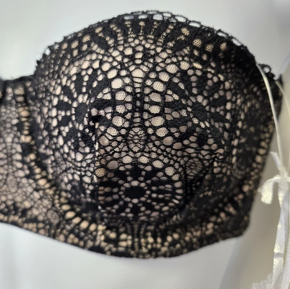 Free People Starla Underwire Multiway Bra Black 32C